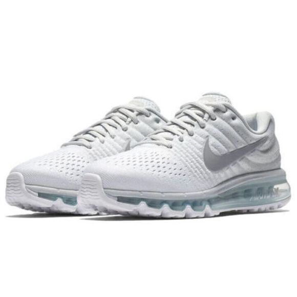 Nike Air Max 2017 849560-009 Women's Pure Platinum/Wolf Gray Running Shoes AZ794 - Picture 9 of 10